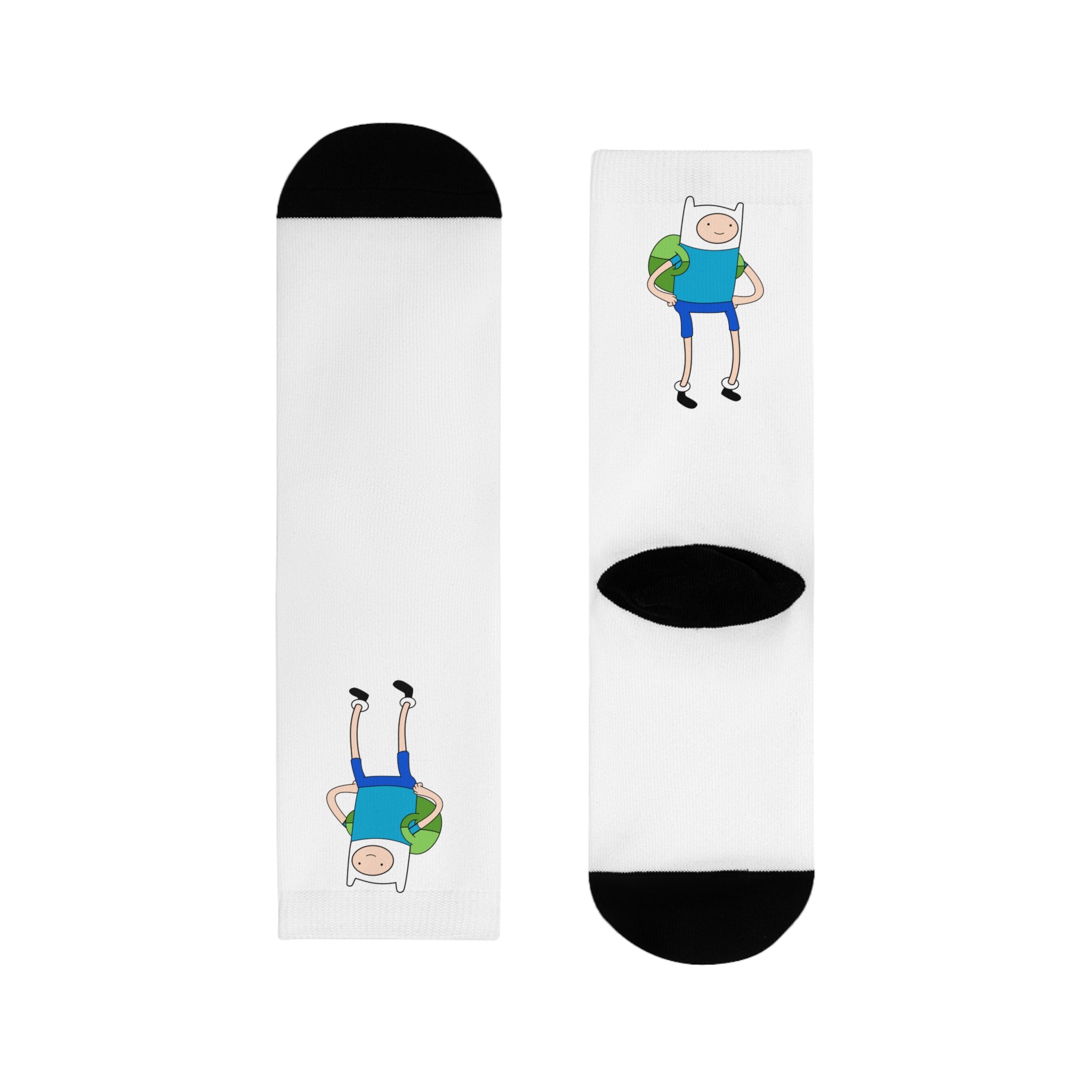 Adventure Time Themed Crew Socks