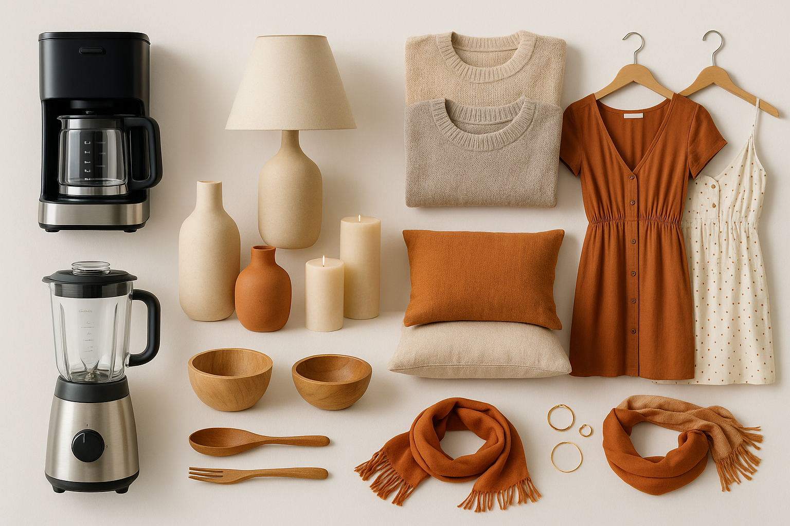 MAKE AN IMAGE THTA MATHC MY THREE CAGTIRRE LIKE ELERTIC HOMEWARE AND CLOTHIGN