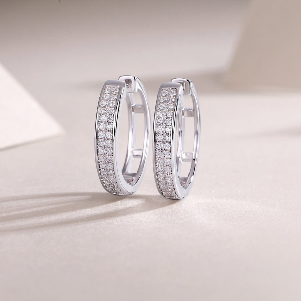 Firefly Light - Moissanite S925 Sterling Silver Earrings