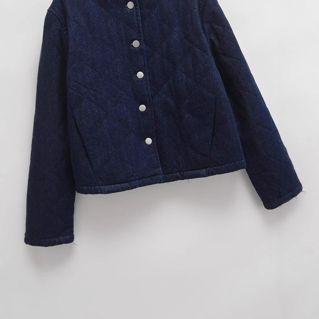 Women's Denim Washed Cotton Coat