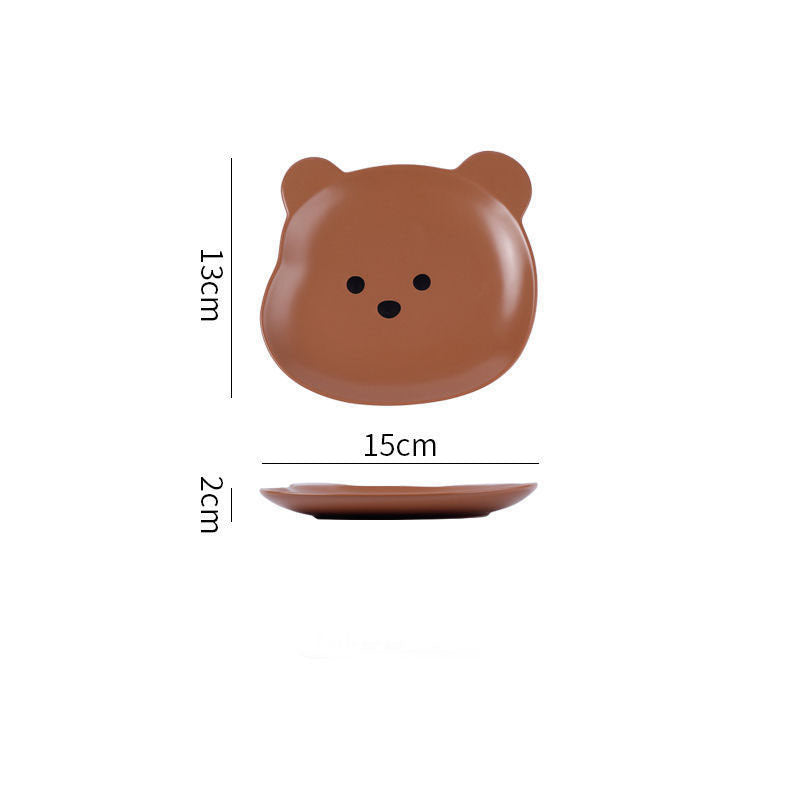 Bear-shaped Dinner Plate