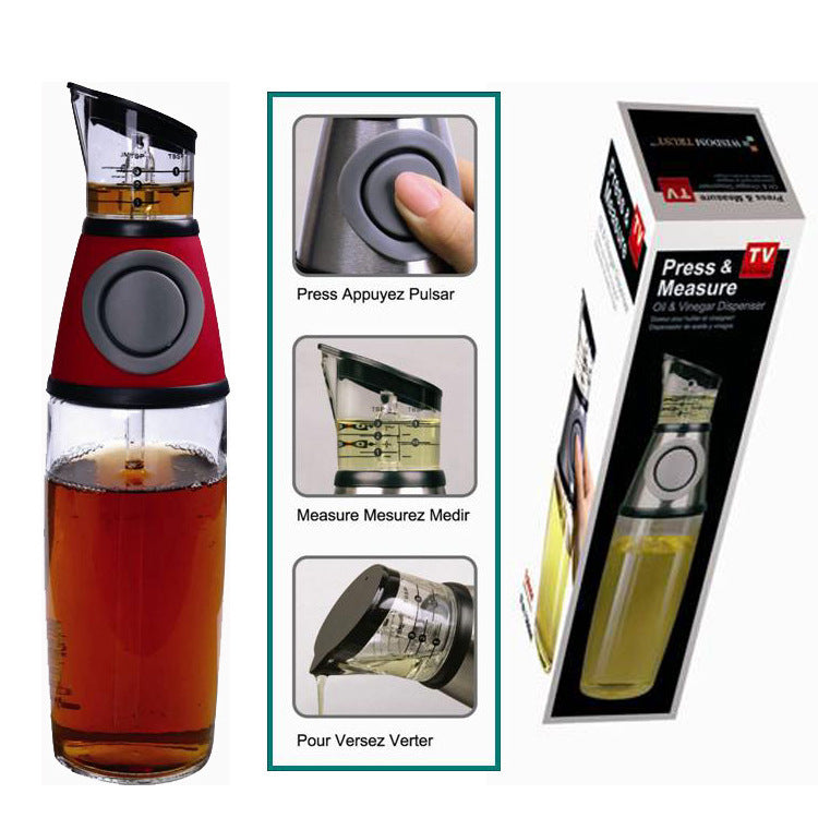 500ml Measurable Glass Bottle - Oil