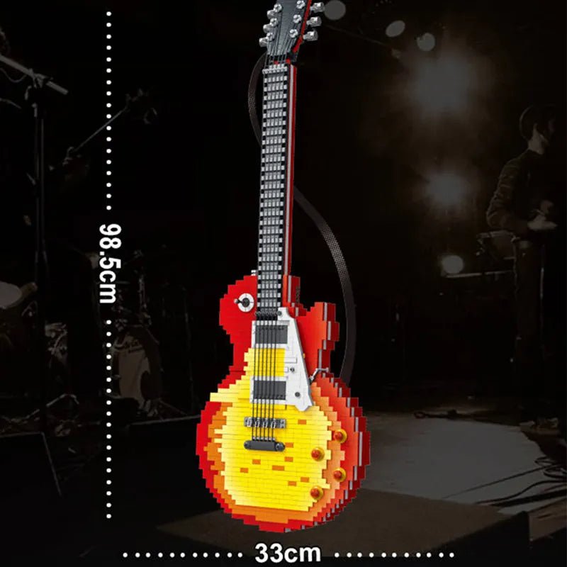 1:1 Scale Electric Guitar 2501pcs - hausofthreads