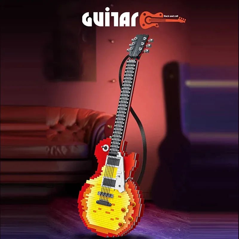 1:1 Scale Electric Guitar 2501pcs - hausofthreads