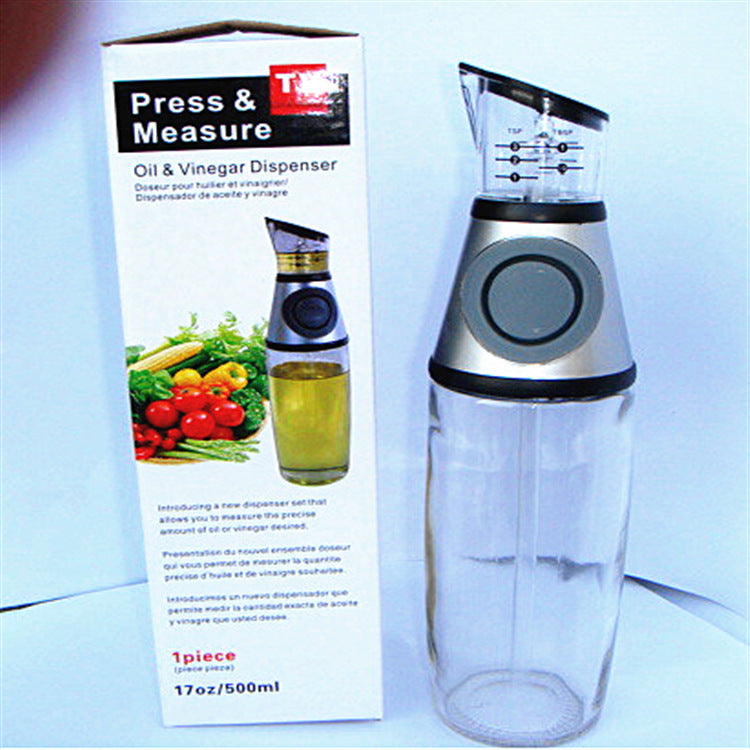 500ml Measurable Glass Bottle - Oil