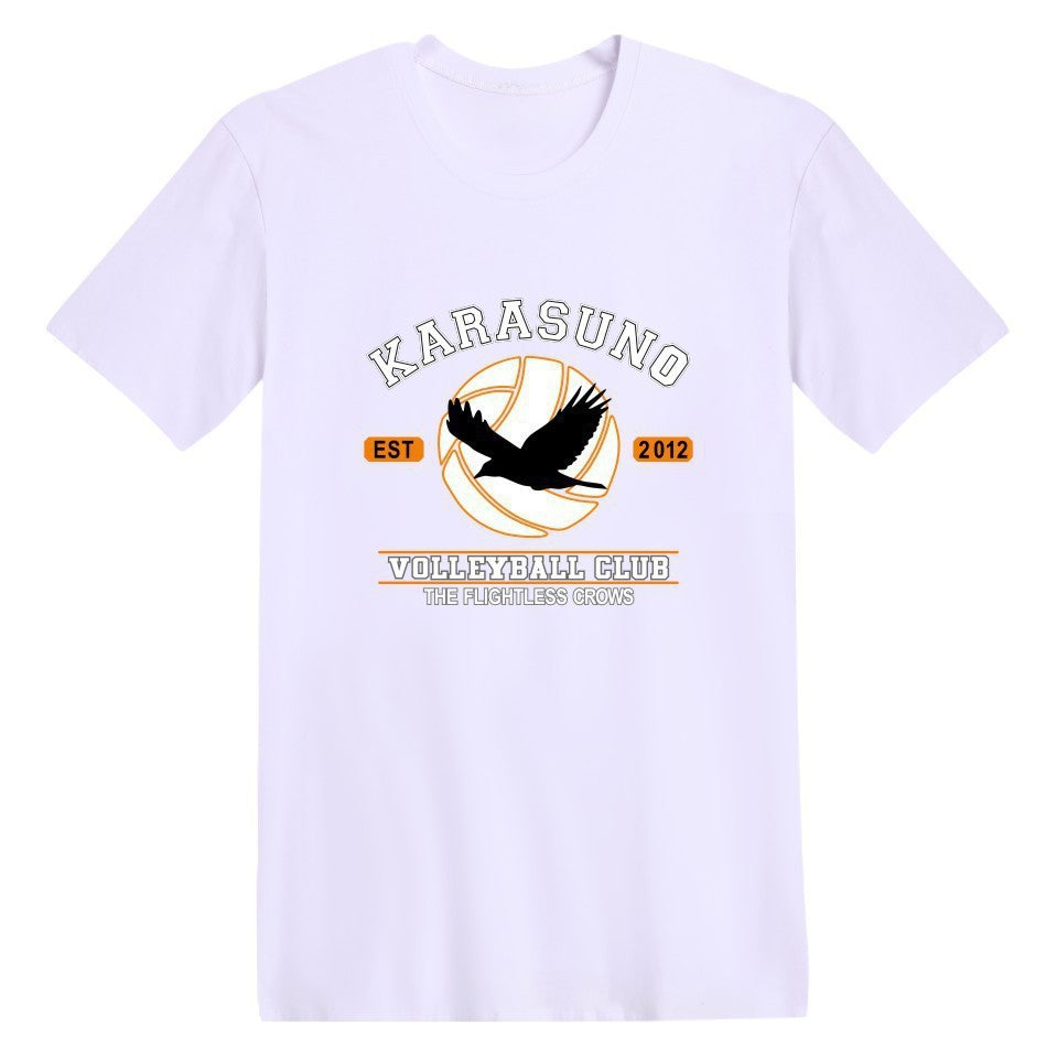 Harajuku Anime T-Shirt for Men – Haikyuu Graphic Tee