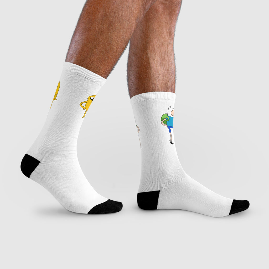 Adventure Time Themed Crew Socks