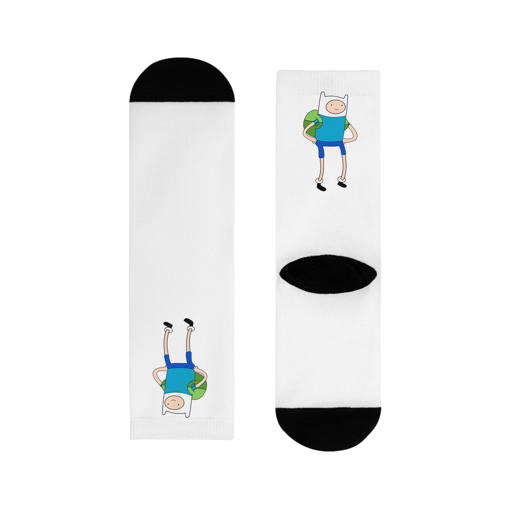 Adventure Time Themed Crew Socks