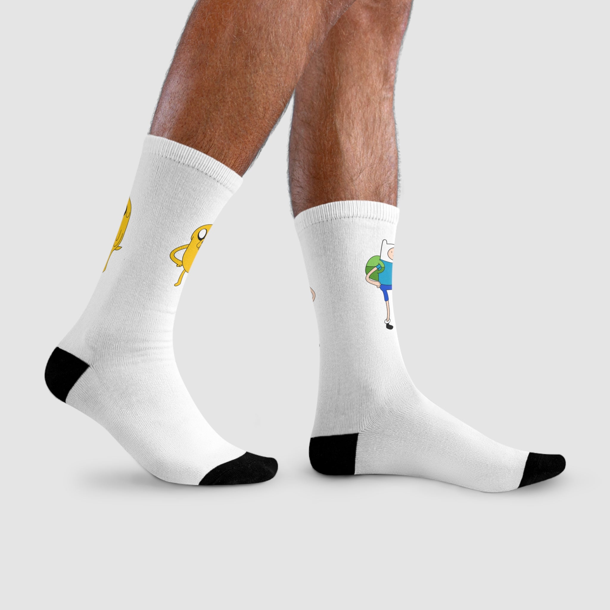 Adventure Time Themed Crew Socks