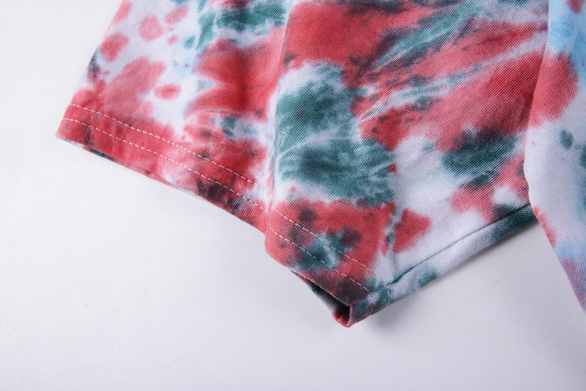 Tie Dye Men's and Women's Casual Short Sleeve T-Shirt