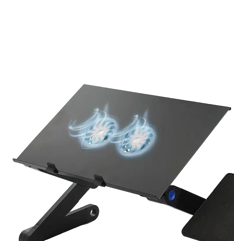 Folding Computer Desk Notebook Computer Stable With Double Fan