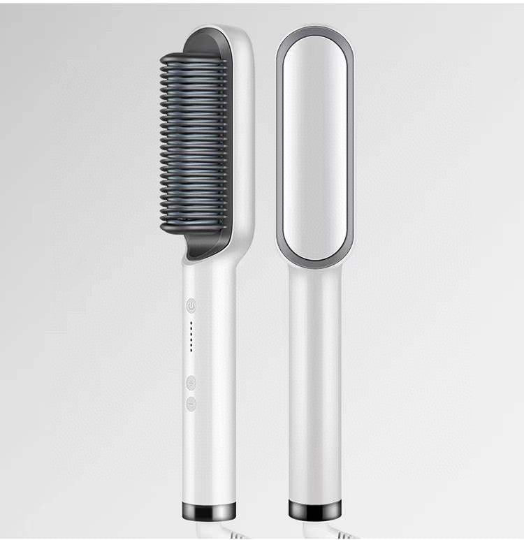 New 2 In 1 Hair Straightener Hot Comb 