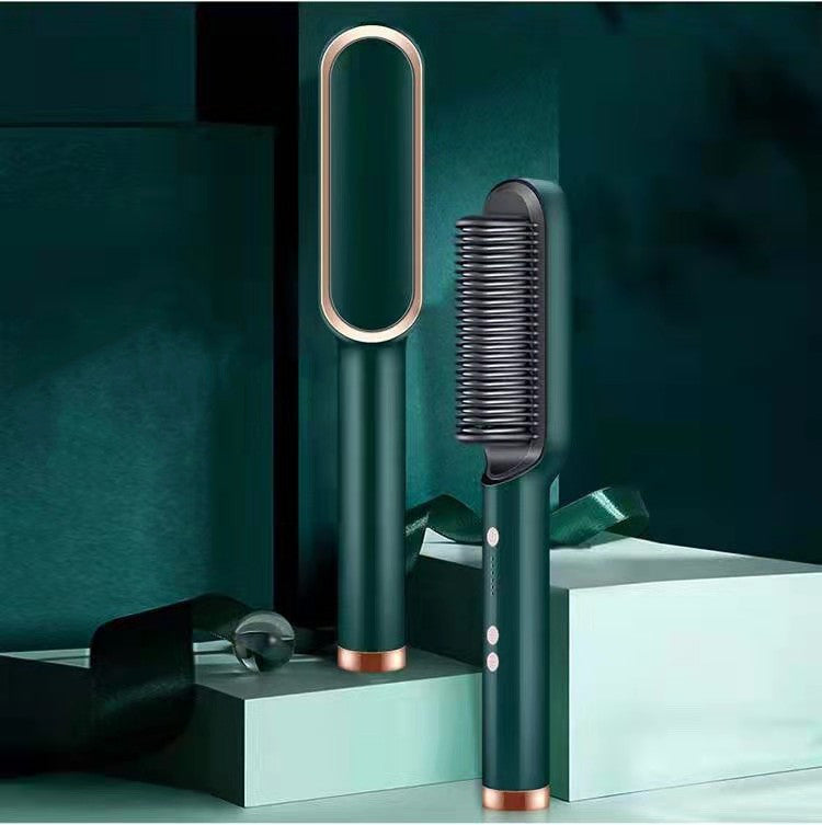 New 2 In 1 Hair Straightener Hot Comb 