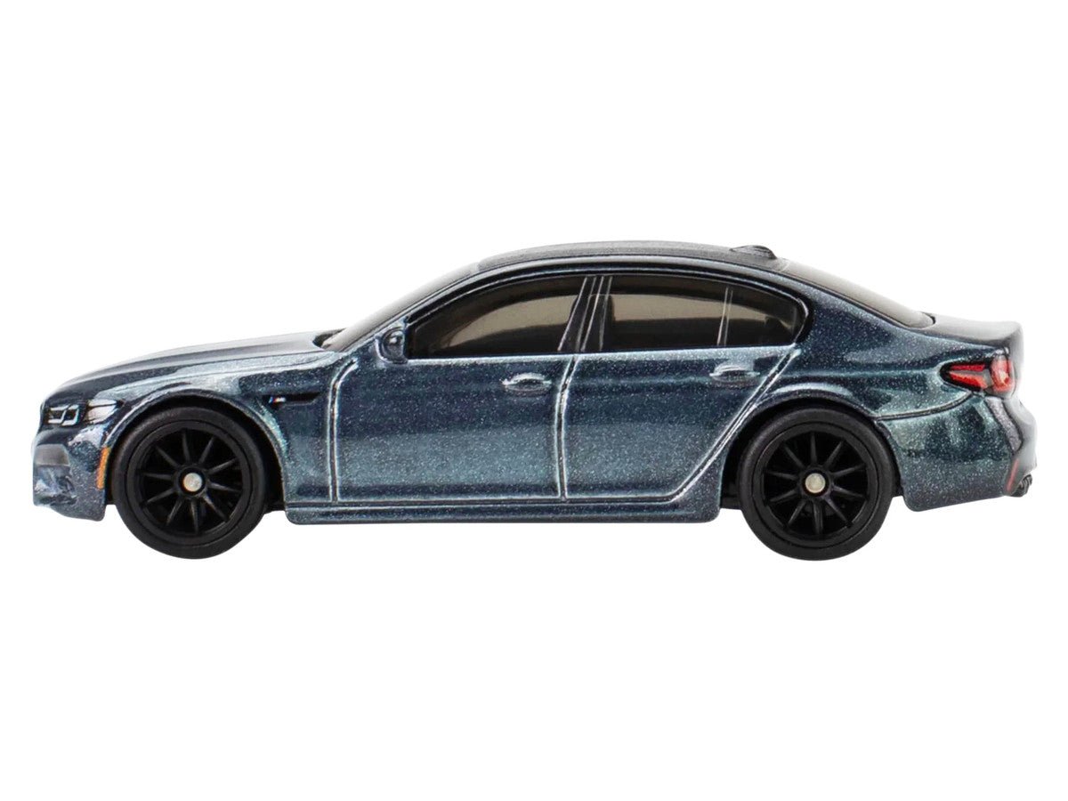 2021 BMW M5 Gray Metallic with Black Top "Mission: Impossible – Dead Reckoning" (2023) Movie "Pop Culture" Series Diecast Model Car by Hot Wheels - hausofthreads