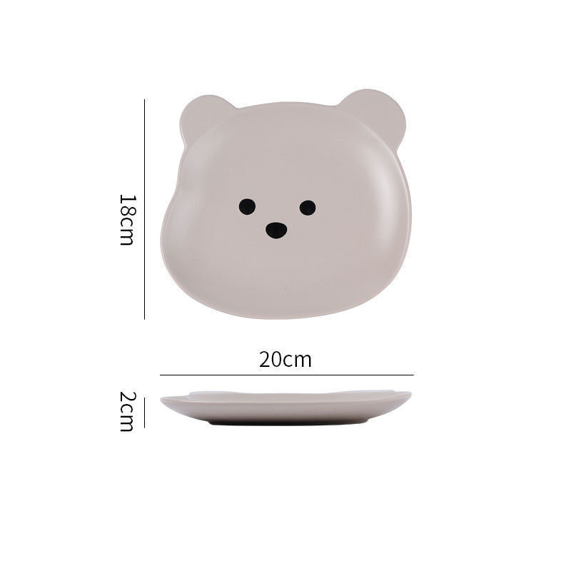 Bear-shaped Dinner Plate