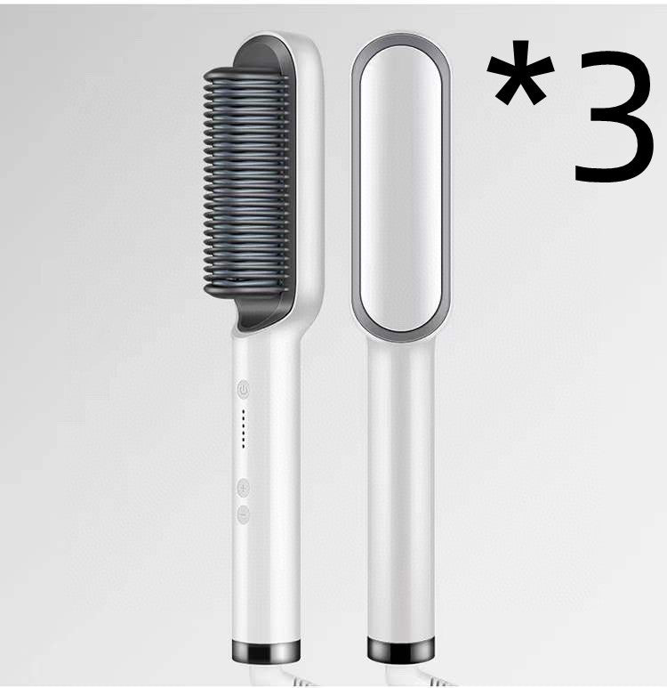 New 2 In 1 Hair Straightener Hot Comb 