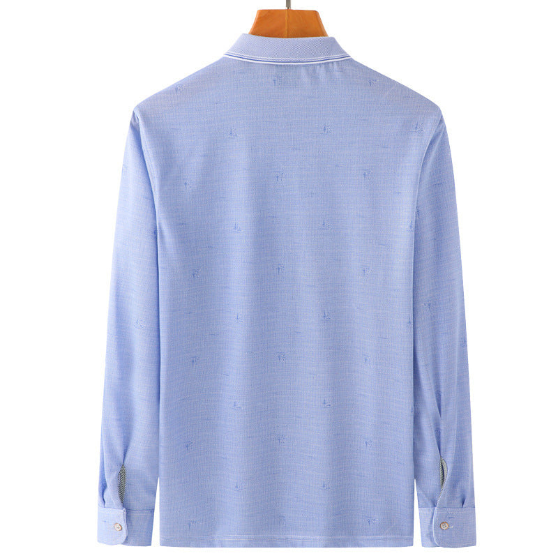 Men’s Long Sleeve Polo T-Shirt