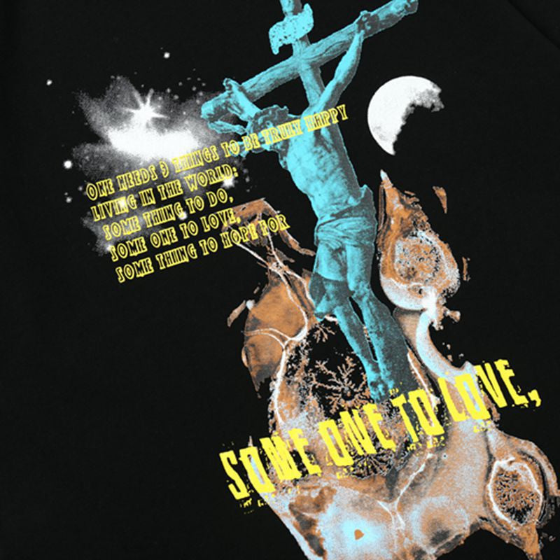 Washed Short Sleeve T-Shirt Loose