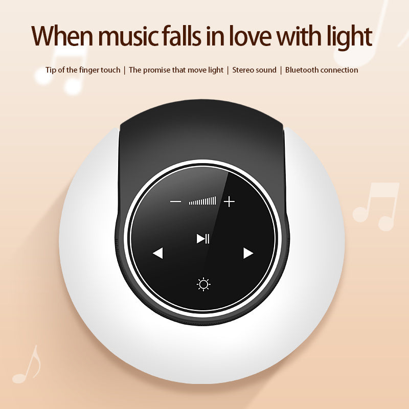 Bluetooth Subwoofer with LED Desk Lamp