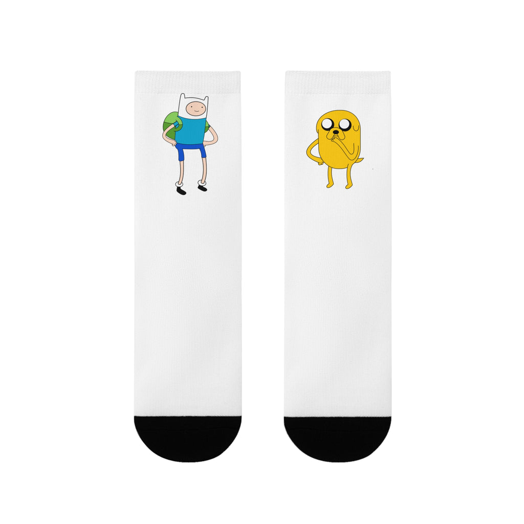 Adventure Time Themed Crew Socks