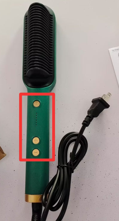 New 2 In 1 Hair Straightener Hot Comb 