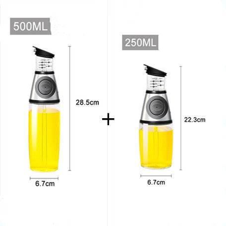 500ml Measurable Glass Bottle - Oil