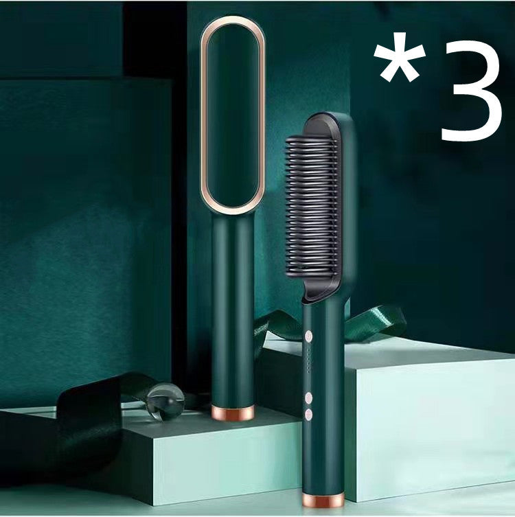 New 2 In 1 Hair Straightener Hot Comb 