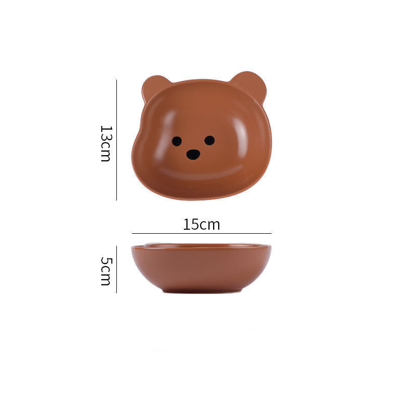 Bear-shaped Dinner Plate