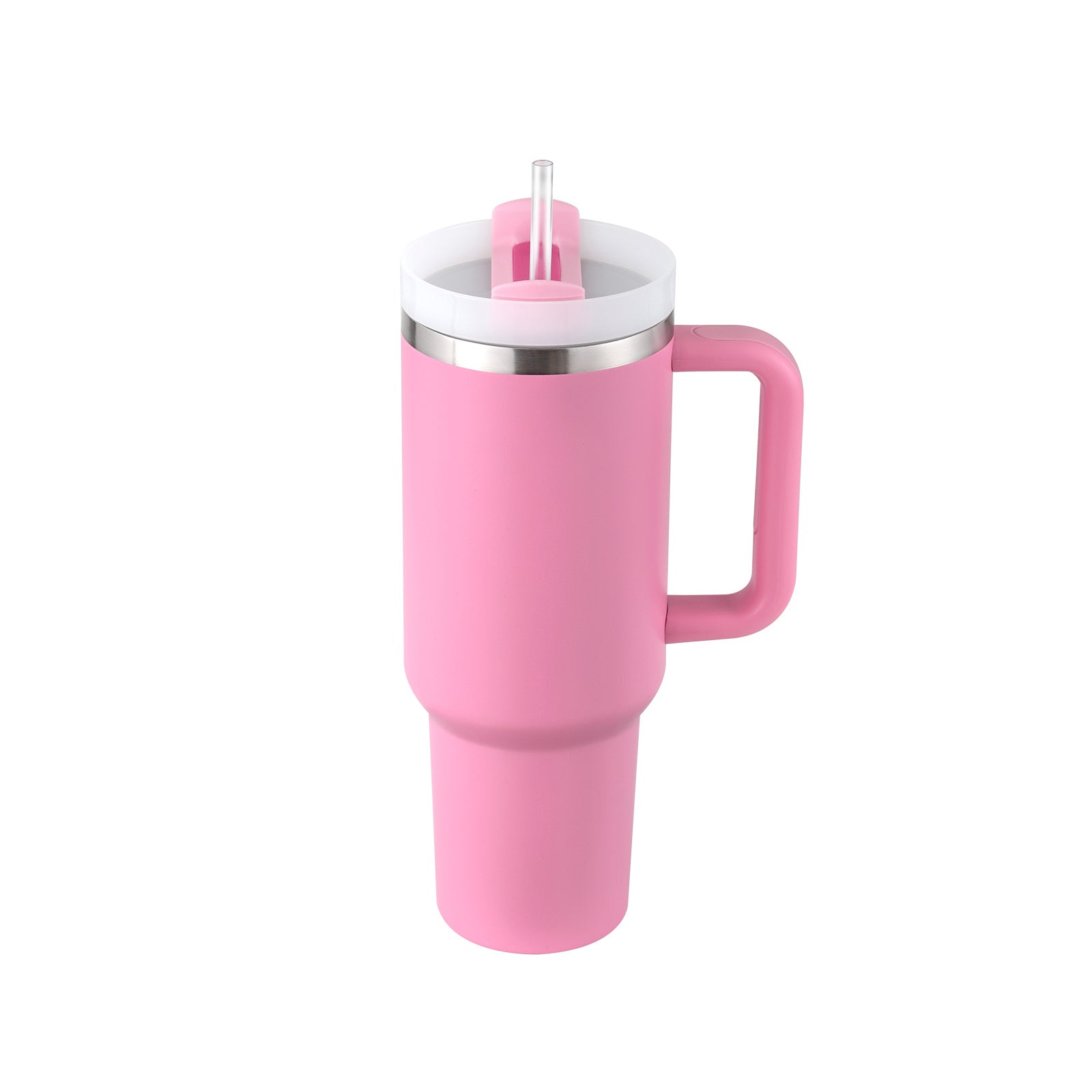 40 Oz Tumbler With Handle Straw