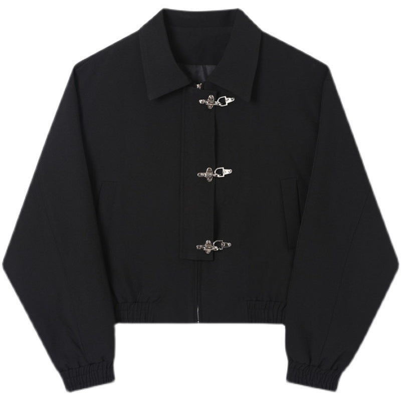 Men's Oversized Lapel Cropped Jacket