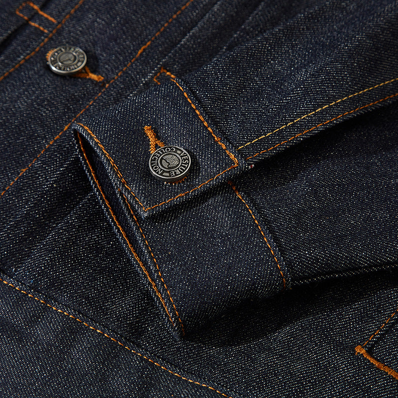 Japanese Retro Overalls Denim Jacket 