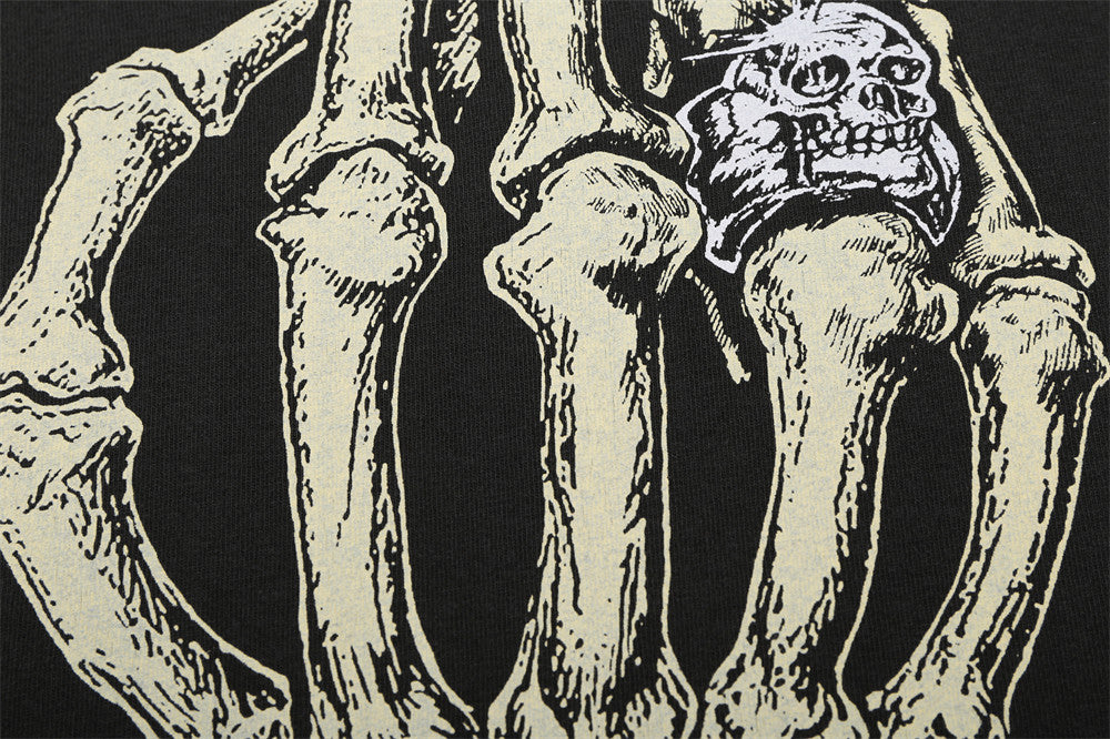 Skull Skeleton Printed T-shirt Men