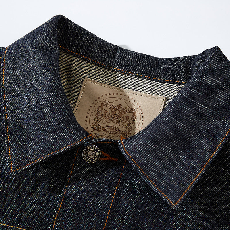 Japanese Retro Overalls Denim Jacket 