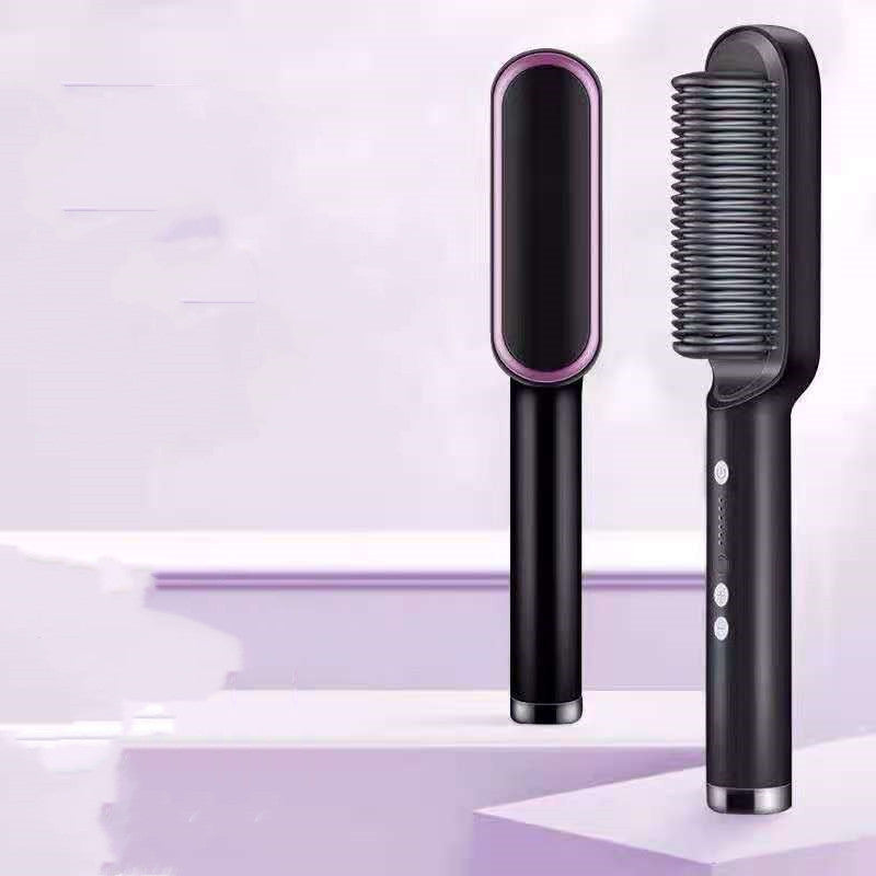 New 2 In 1 Hair Straightener Hot Comb 