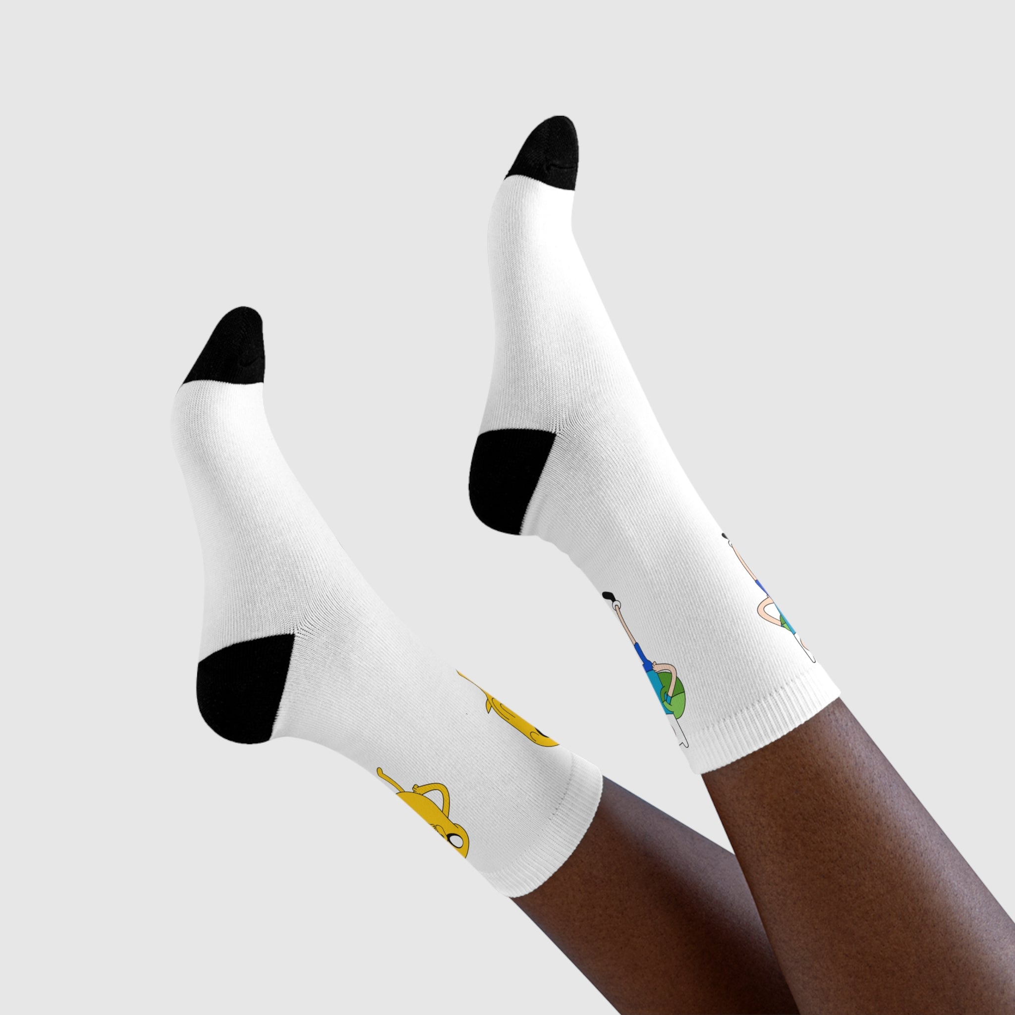 Adventure Time Themed Crew Socks