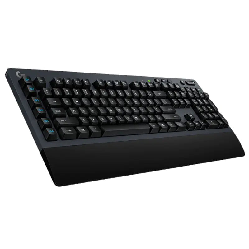 Logitech G613 wireless mechanical gaming keyboard with ROMER-G switches for enhanced performance and comfort.
