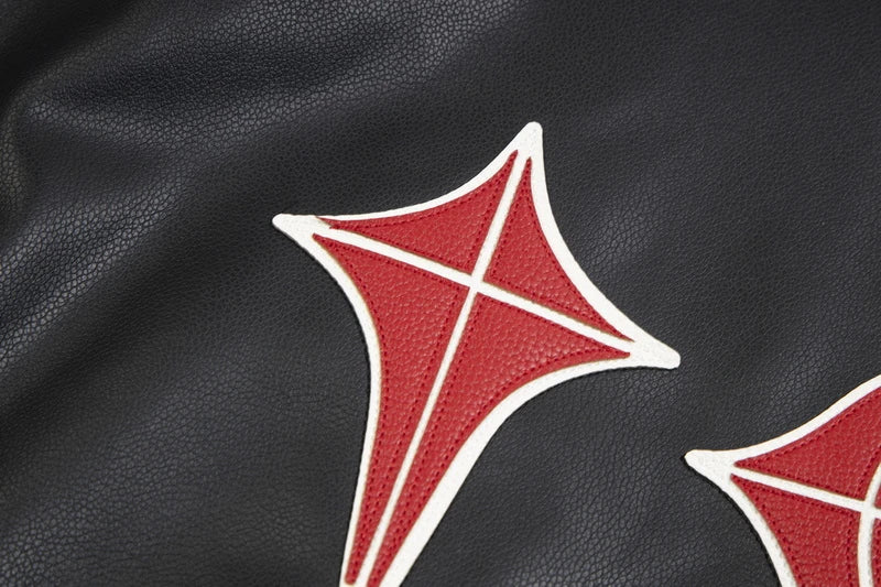 Heavyweight Ins Cotton Leather Jacket n