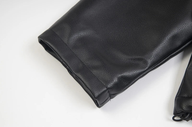 Heavyweight Ins Cotton Leather Jacket n