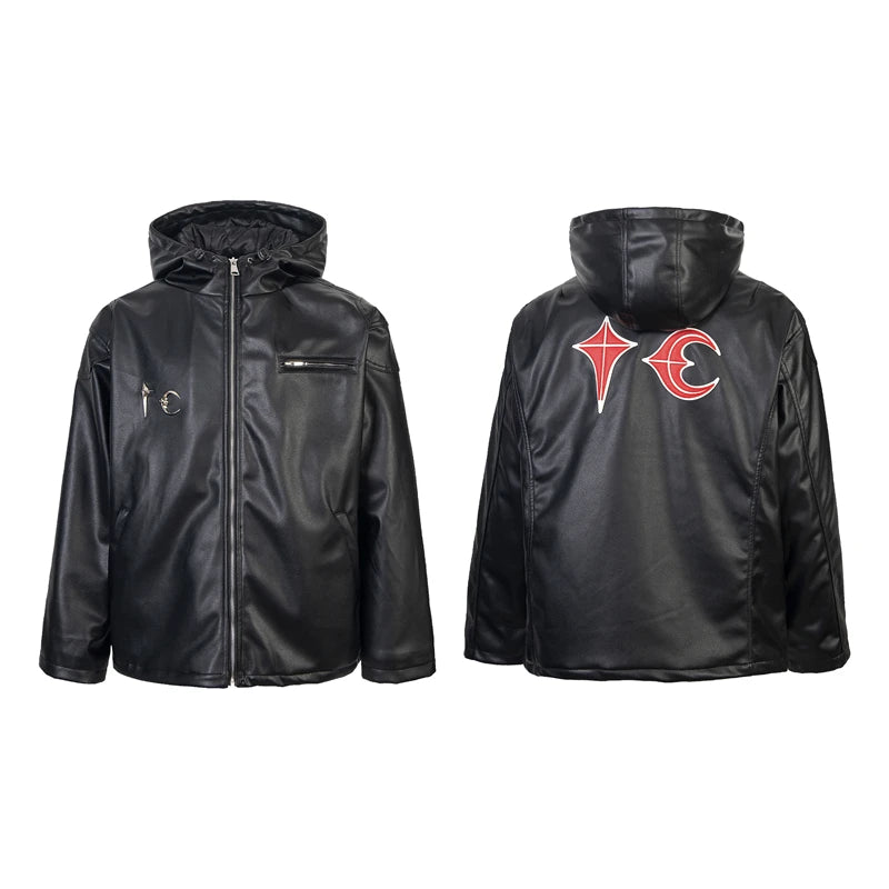 Heavyweight Ins Cotton Leather Jacket n