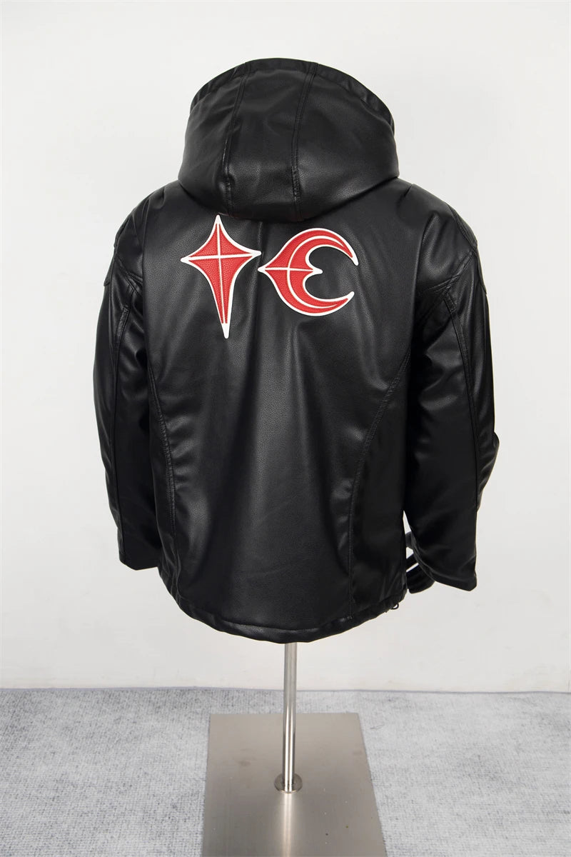 Heavyweight Ins Cotton Leather Jacket n