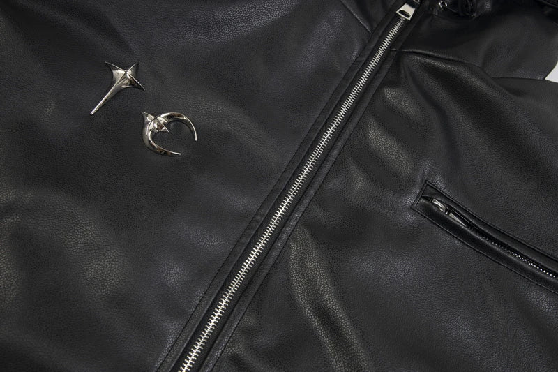 Heavyweight Ins Cotton Leather Jacket n