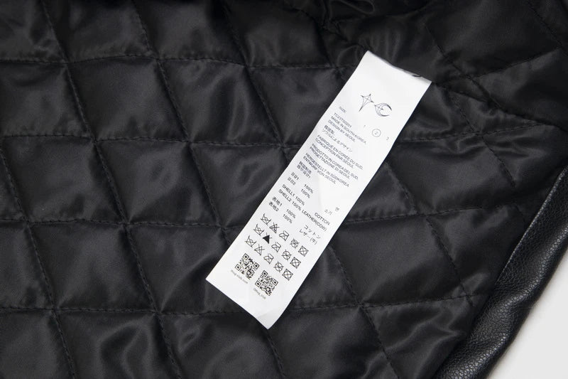 Heavyweight Ins Cotton Leather Jacket n
