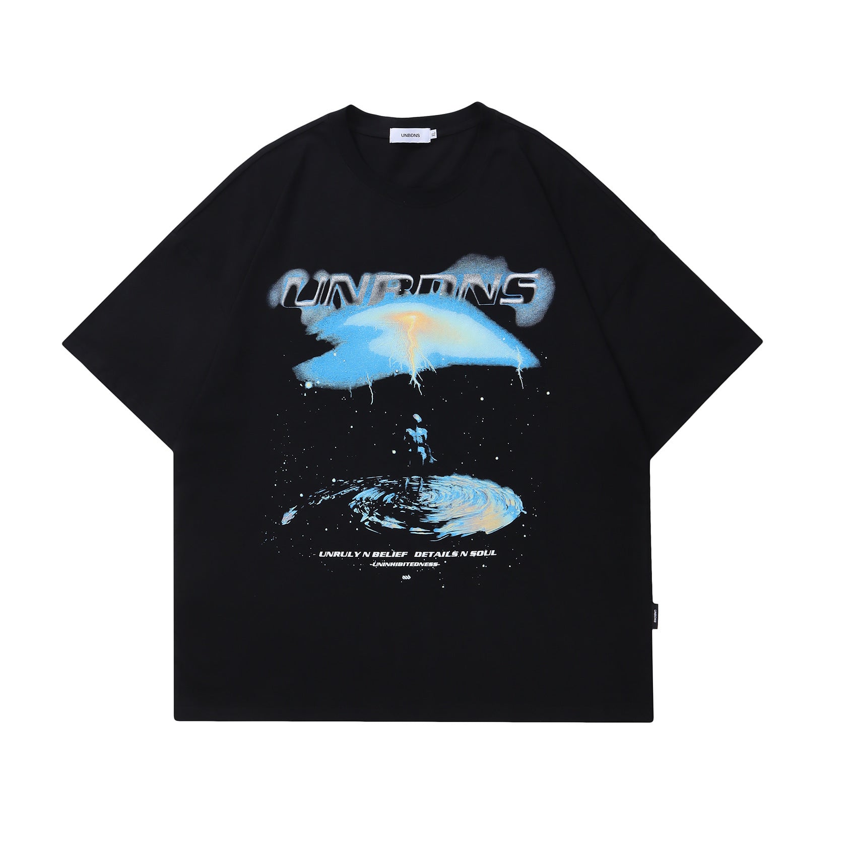 Distressed Short-sleeved T-shirt