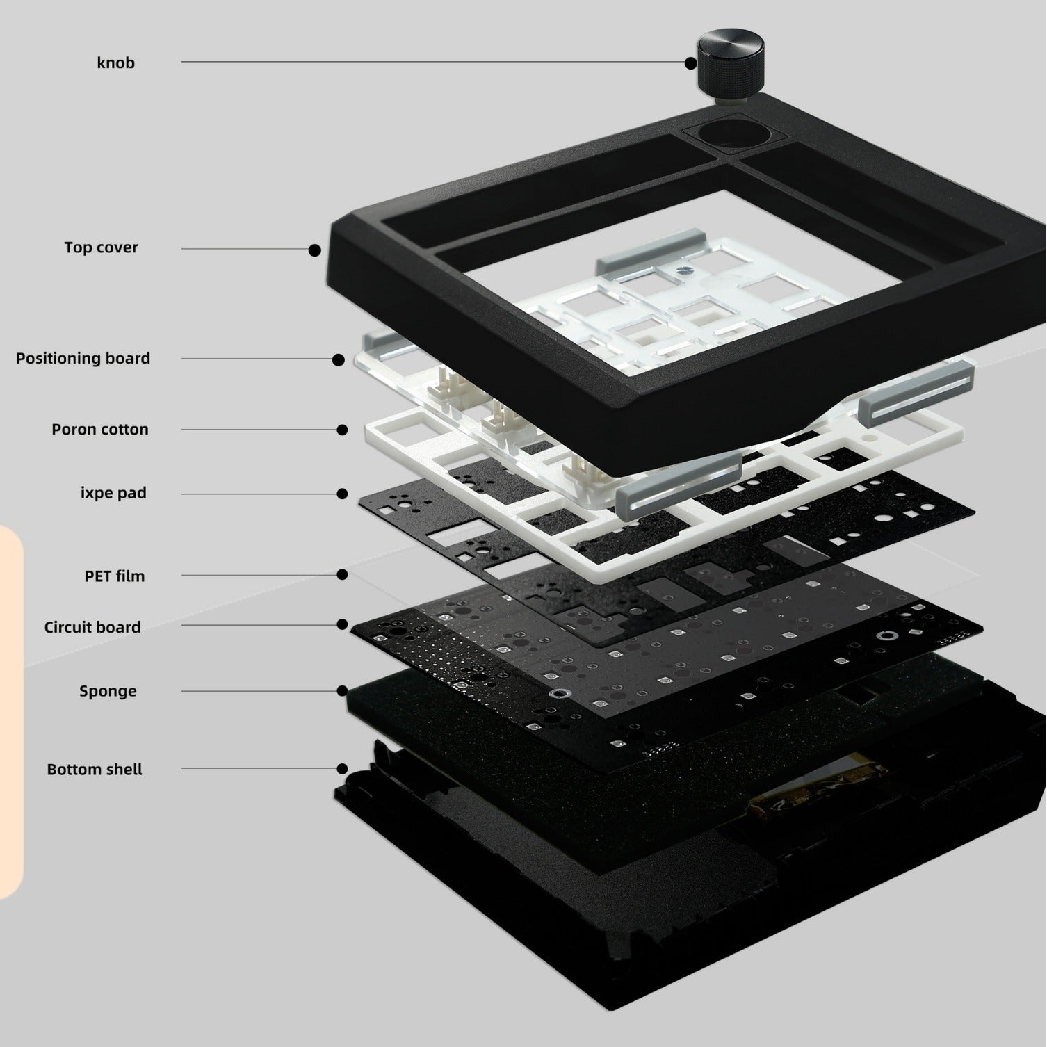 Wireless Mechanical Digital Bluetooth Keyboard