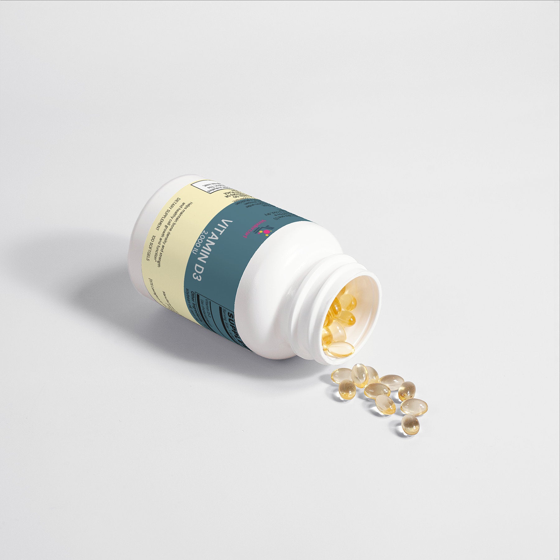 Vitamin D3 2000 IU For  Bone Strength