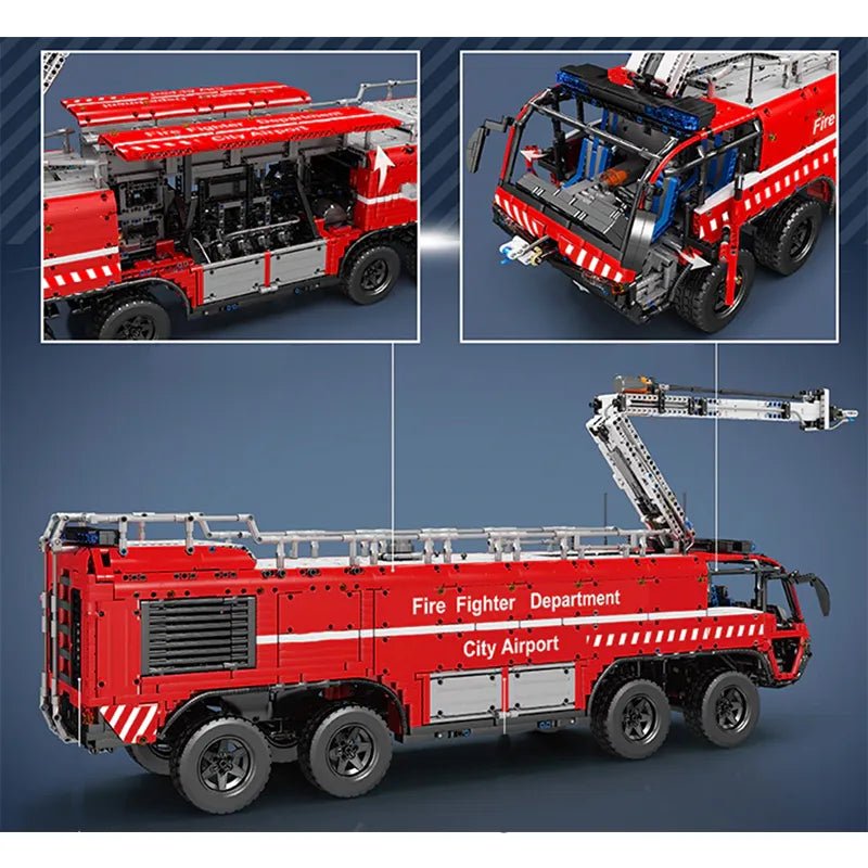 Airport Firetruck 6653pcs - hausofthreads