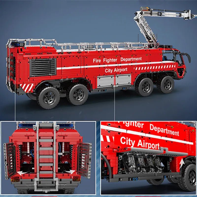 Airport Firetruck 6653pcs - hausofthreads