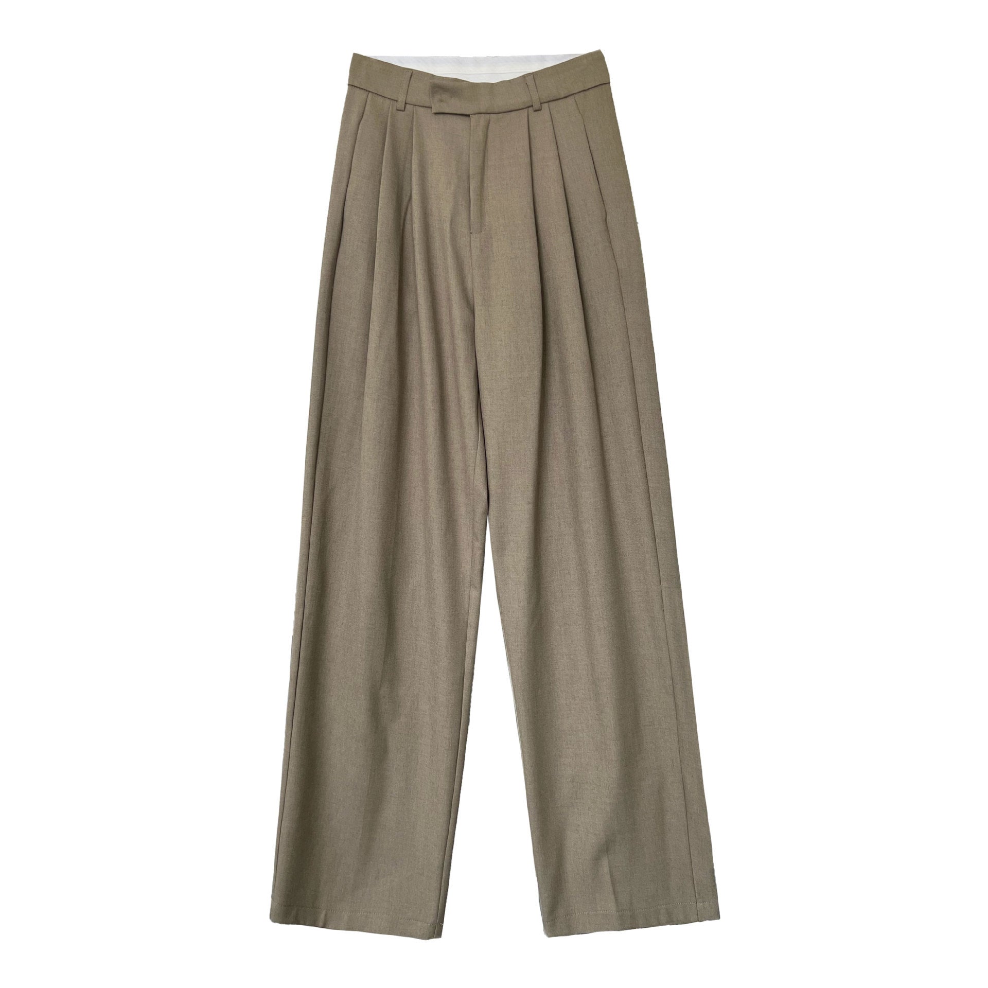 Loose Minimalist Mopping Suit Pants For Women