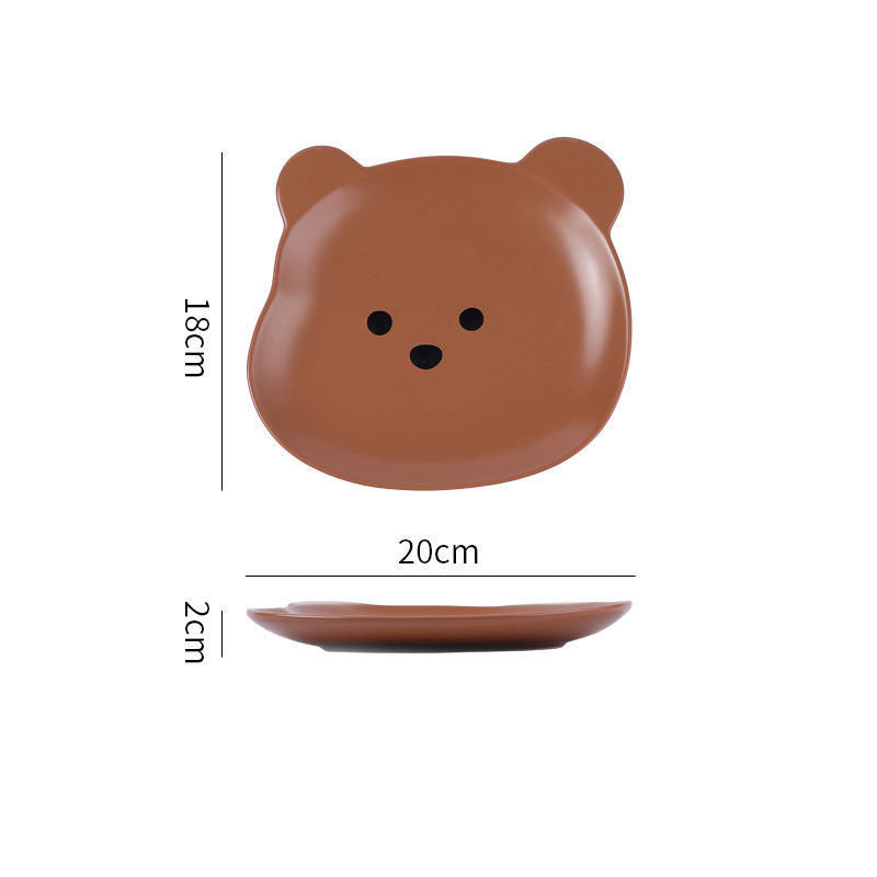 Bear-shaped Dinner Plate