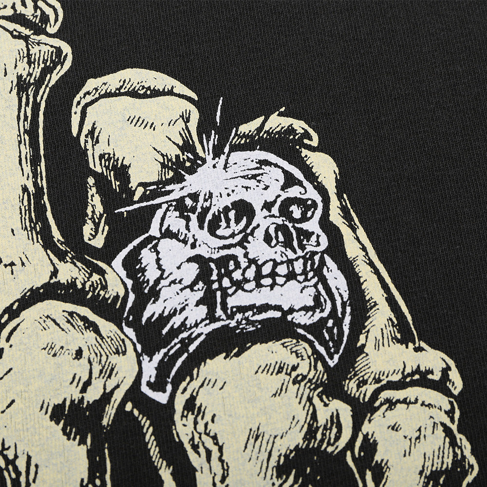 Skull Skeleton Printed T-shirt Men